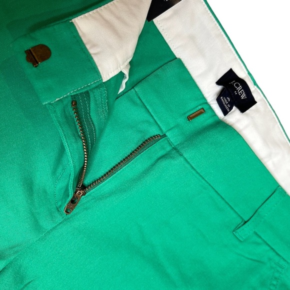 J.CREW Re-Imagined Women’s Green Cotton Shorts 3-1/2” size 4 NWT - Picture 2 of 5